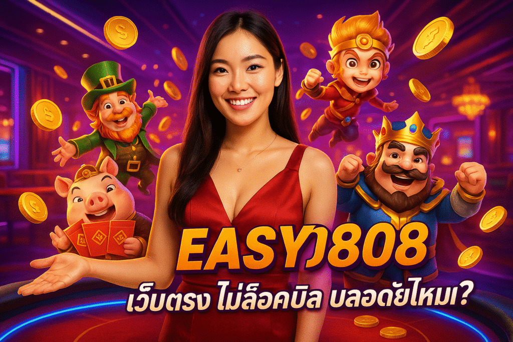 EASY808 เว็บตรง ไม่ล็อคบิล ปลอดภัยไหม?