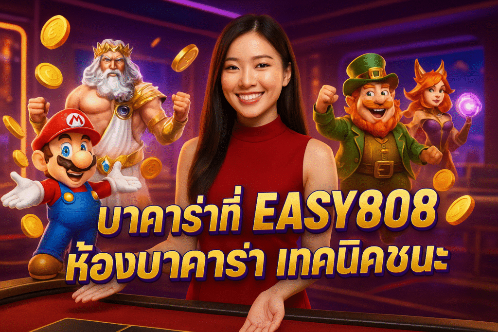 บาคาร่าที่ EASY808 ห้องบาคาร่า เทคนิคชนะ