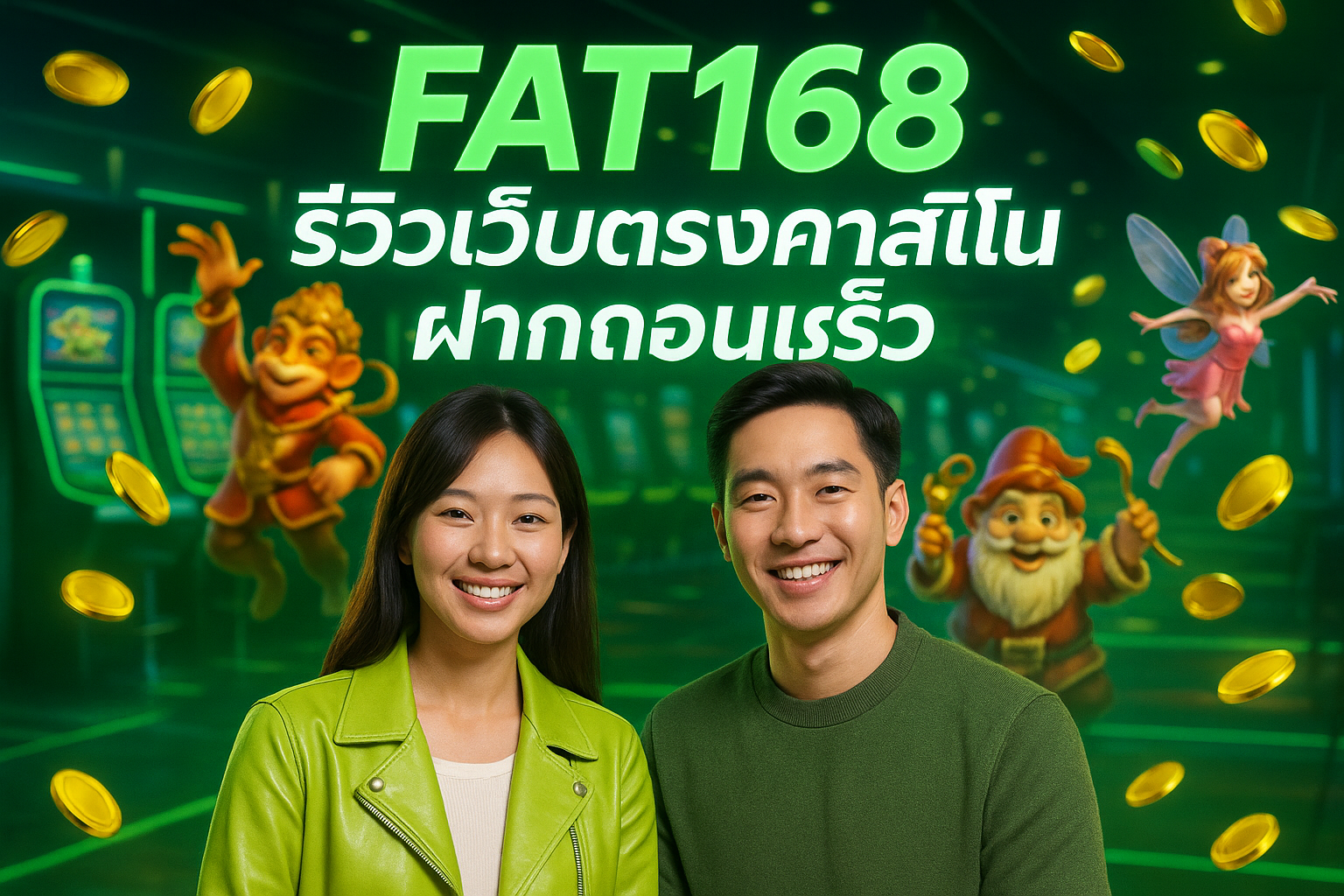 FAT168 รีวิวเว็บตรงคาสิโน ฝากถอนเร็ว